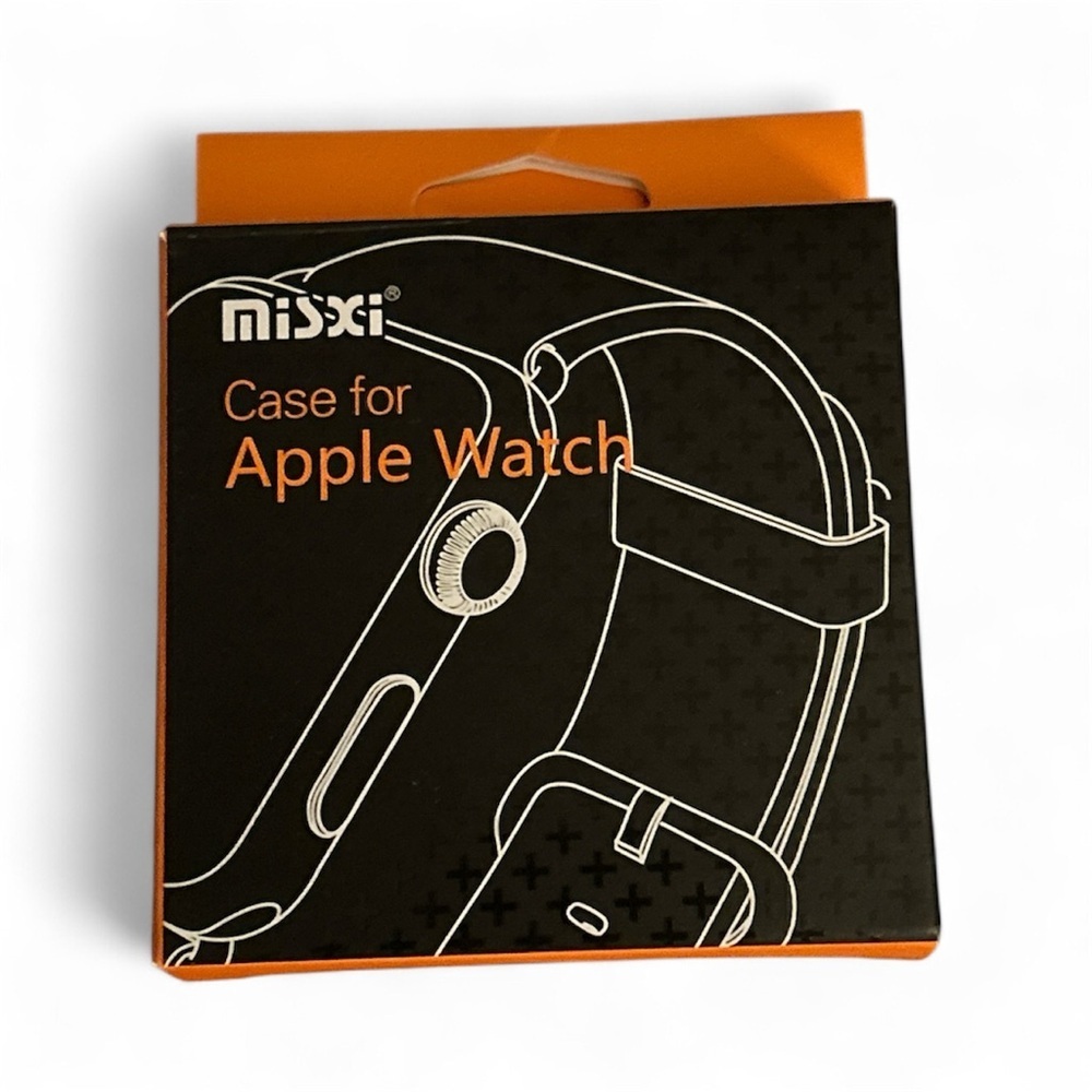 Misxi 2 Pack Tempered Glass Case for Apple Watch 42mm